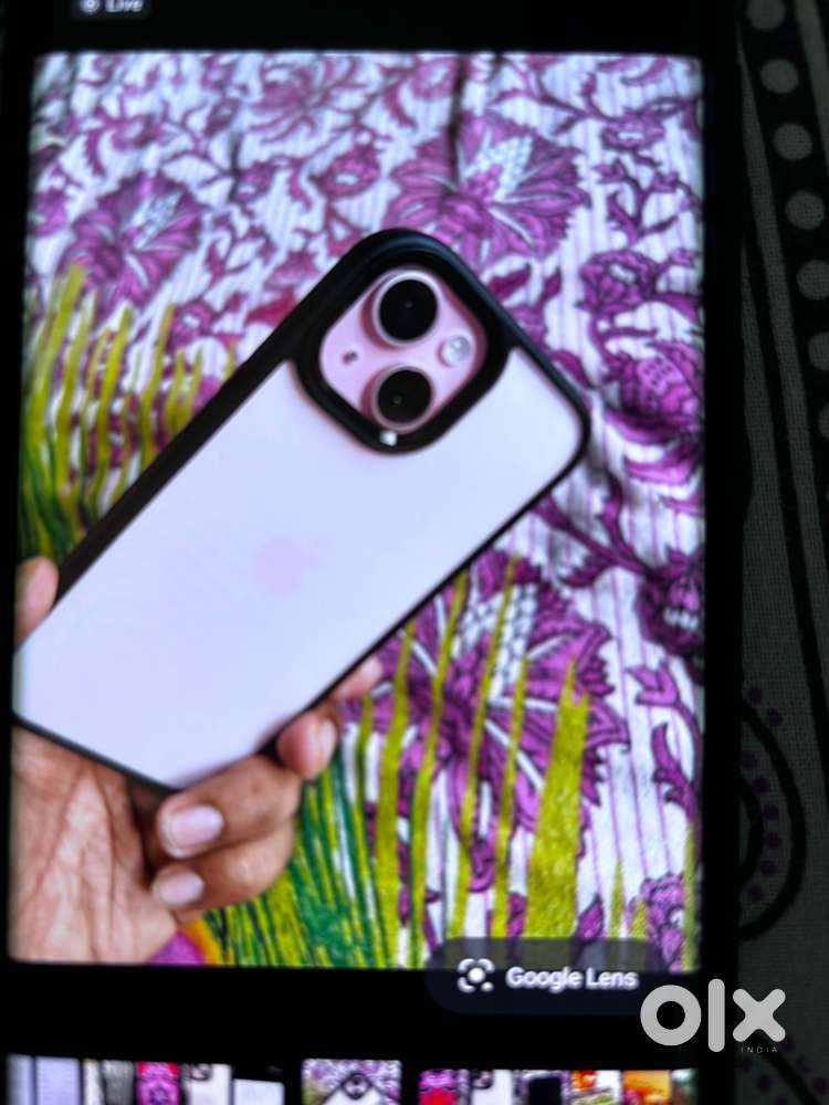Iphone 15 128 gb ,pink, backcover included