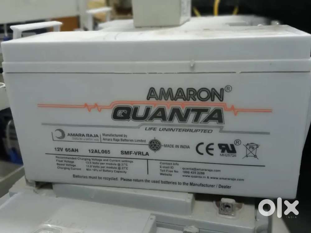65ah qaunta smf battery 08nos