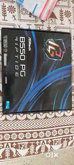 Asrock B550 AM4 motherboard with 32gb Corsair RGB ram