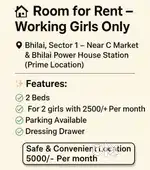 Room for Rent – Working Girls Only