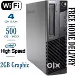 lenovo computer cpu i5/7th Gen/500 GB/8-RAM/2GB Graphic/Speaker/Win10