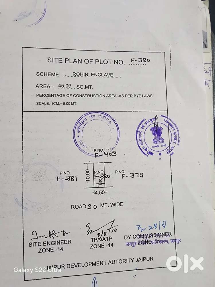 for sale open plot in Rohini Enclave