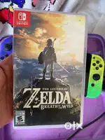 Nintendo switch game Legend of zelda breath of the wild