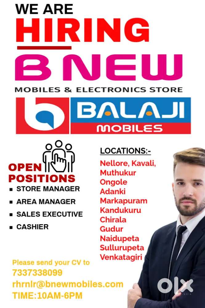 Sales executive inside store