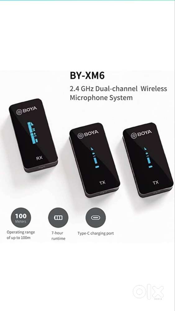 Boya by xm6 s2 wireless mic