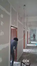 CEMENT BOARD PARTITION WALL GYPSUM BOARD FALSE CEILING PLYWOOD DOOR