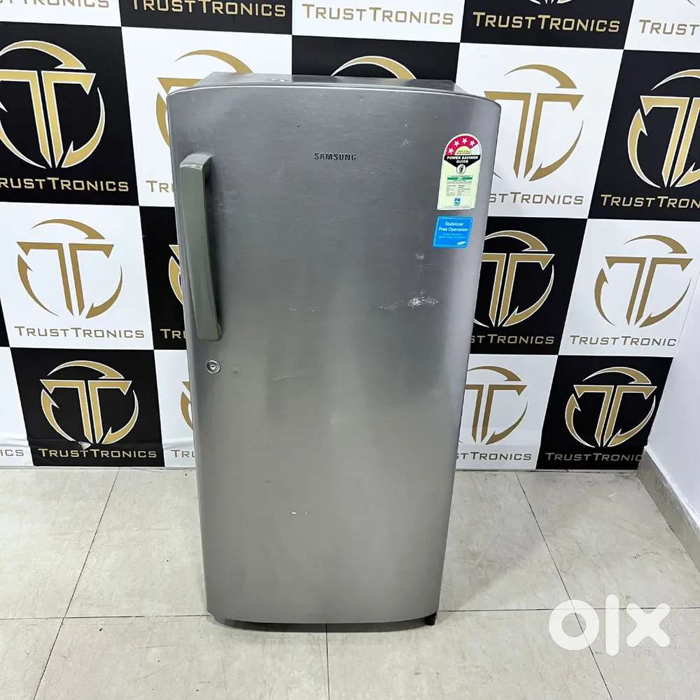 Grey latest samsung refurbished single door fridge