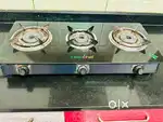 Greenchef glasstop 3-burners stove