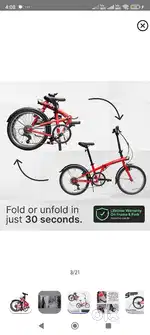 Folding cycle for immediate sale