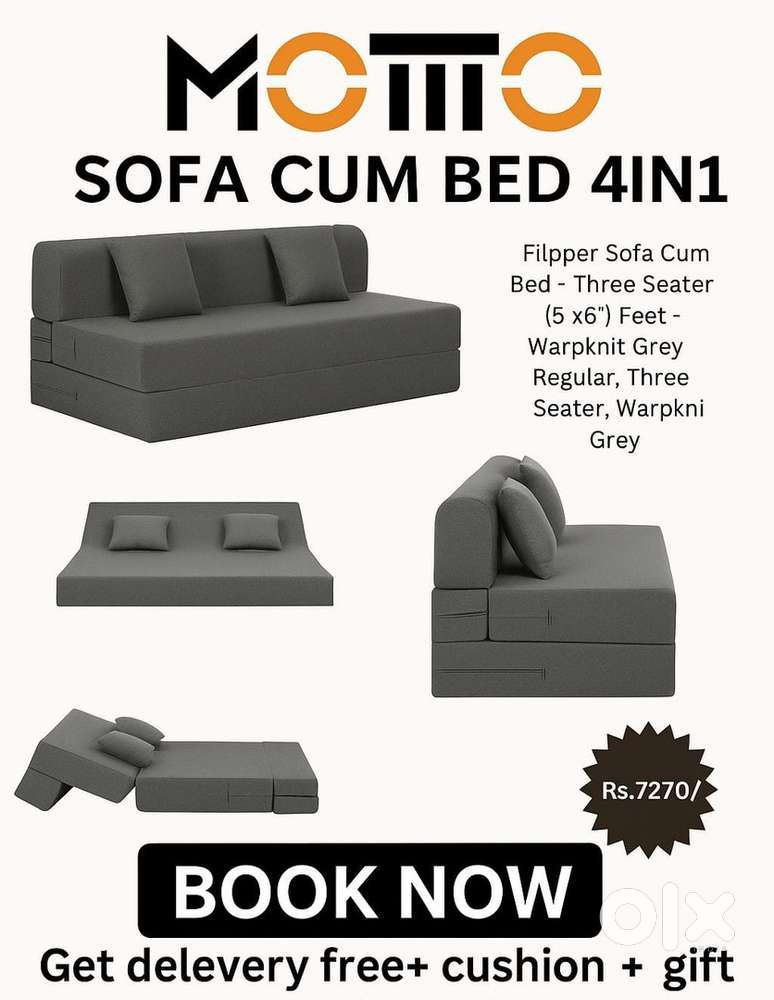Sofa cum bed 3 in 1