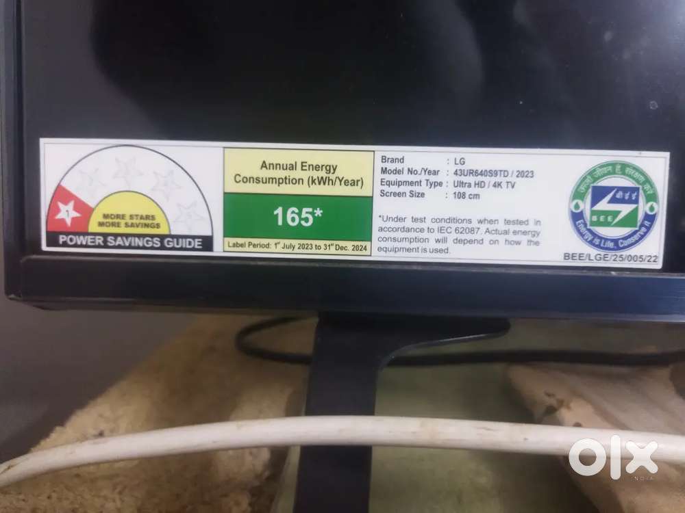 LG led 4k 43inch tv for sale