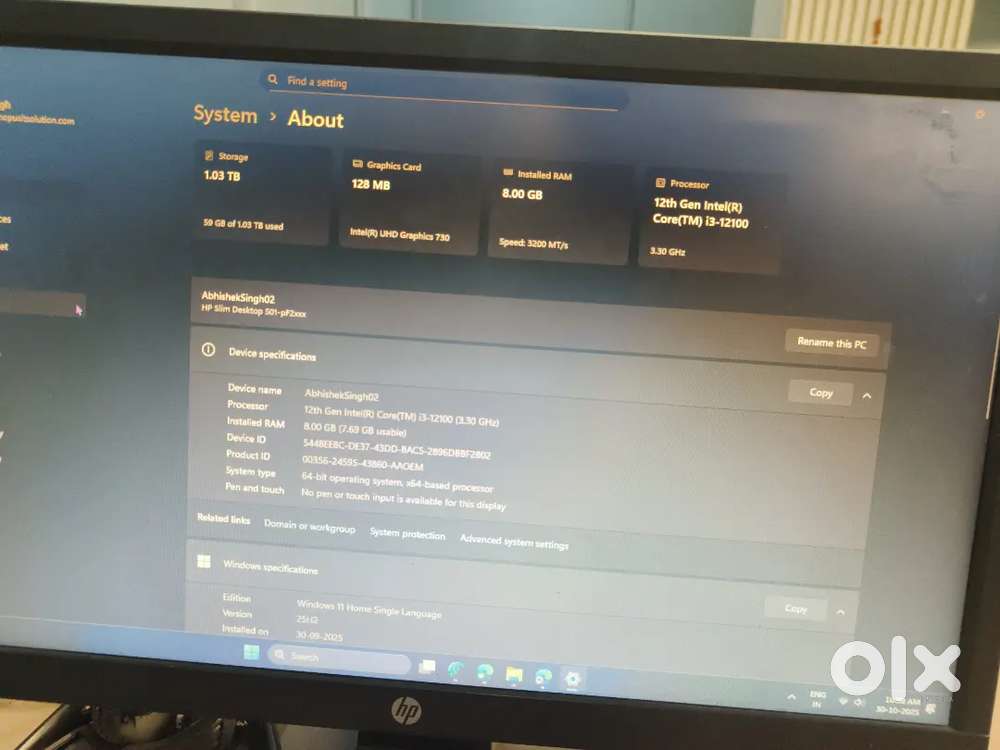 15 HP Desktops for sale(all accessories HP) with original window 11