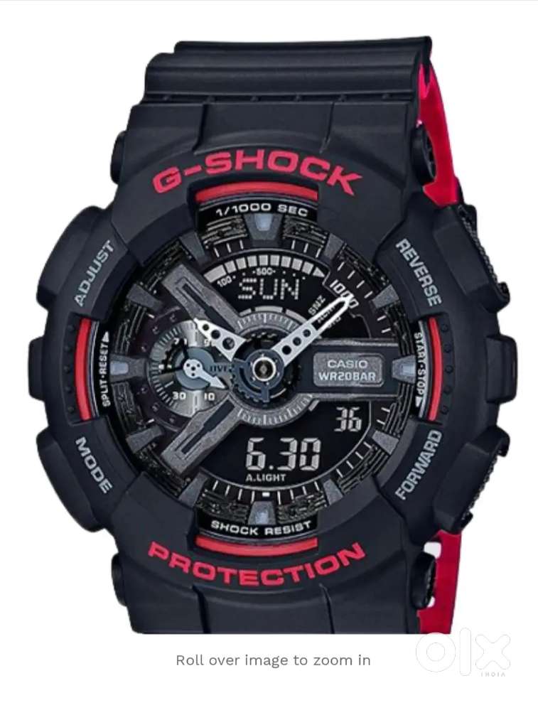 G-shock Gold watch Red Black strap