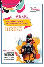 Photographer and Designer for studio