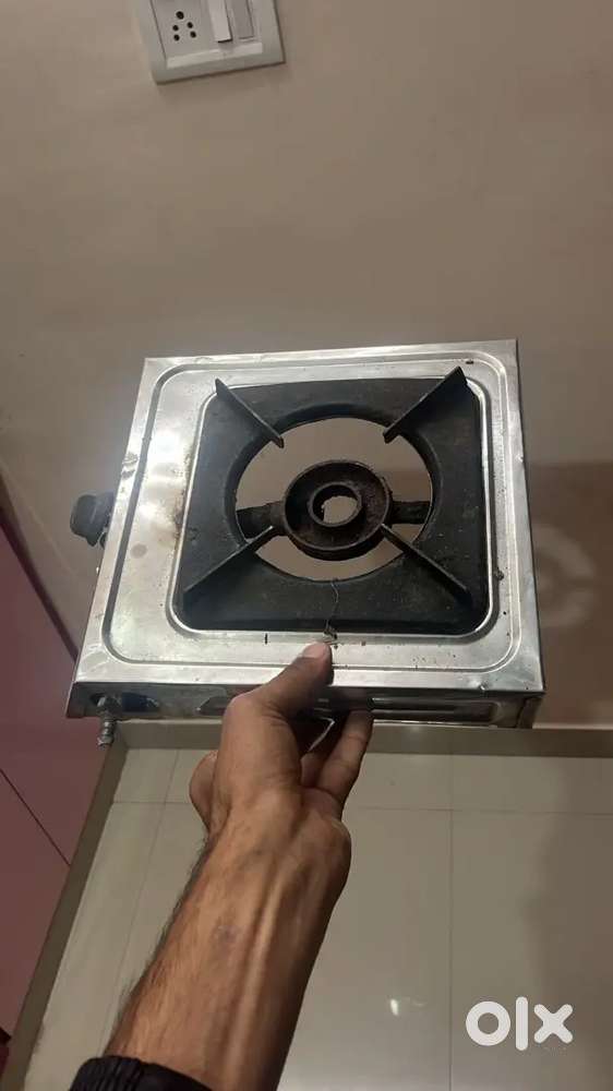 Plastic chair ,single gas stove , cooler