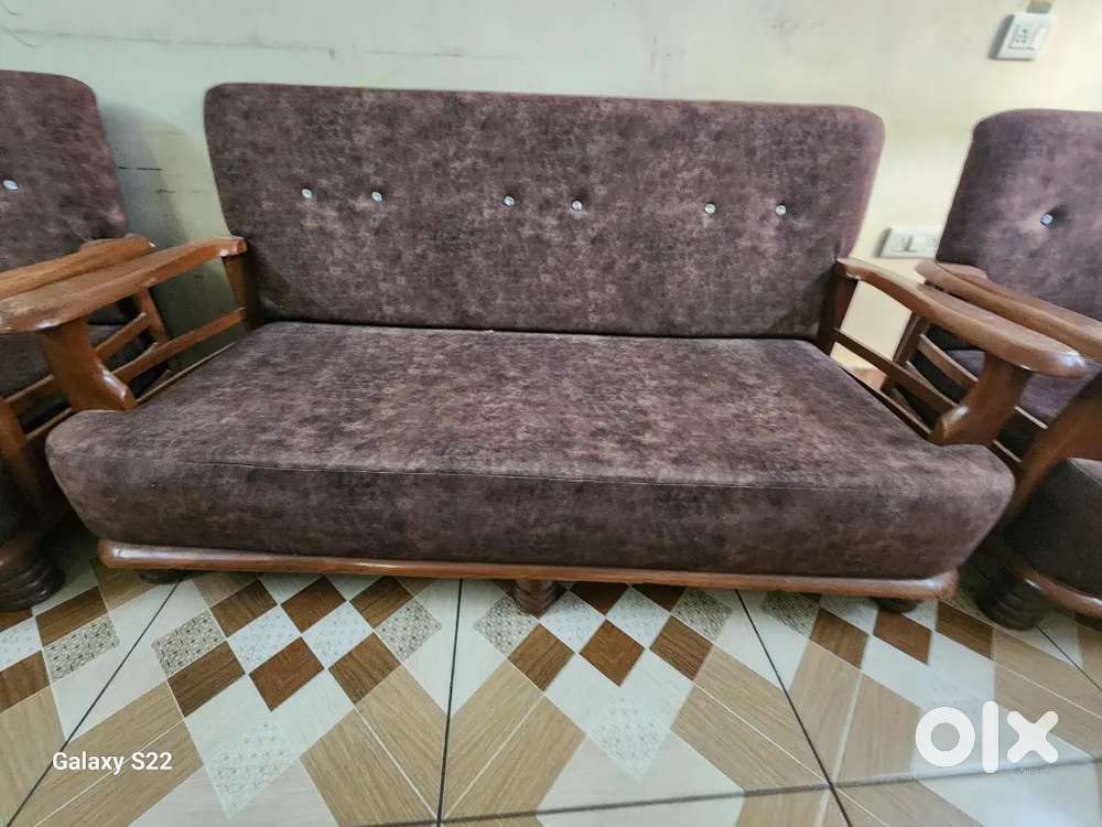 3 +1+1 sofa set in sheesham wood