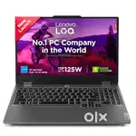 Lenovo Smartchoice LOQ, Intel Core i5-12450HX, 12th Gen, RTX 3050-6GB,
