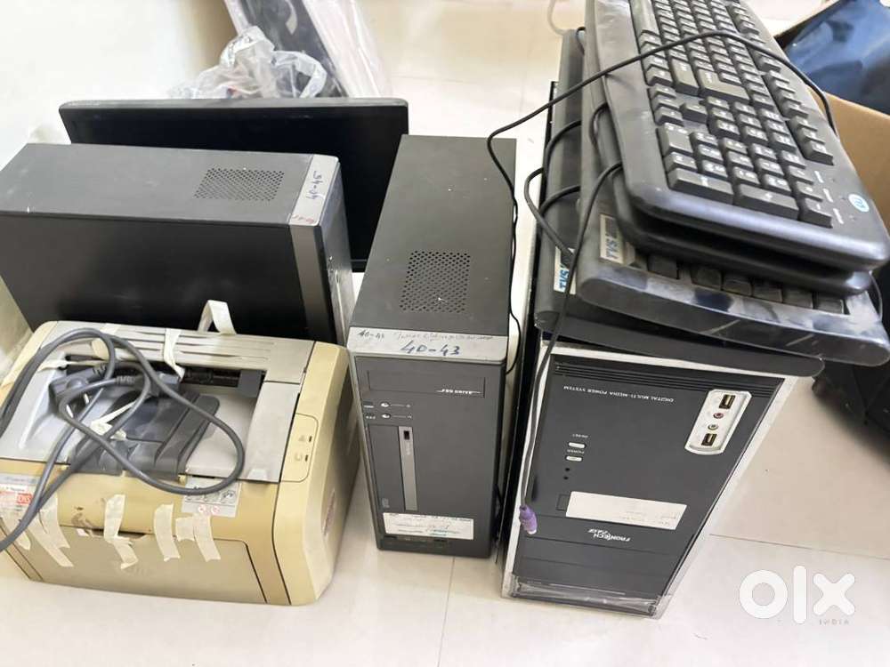 Monitors, CPU and desktops for sale