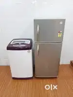$&#-3- grey double door godrej 240ltr refrigerator combo available