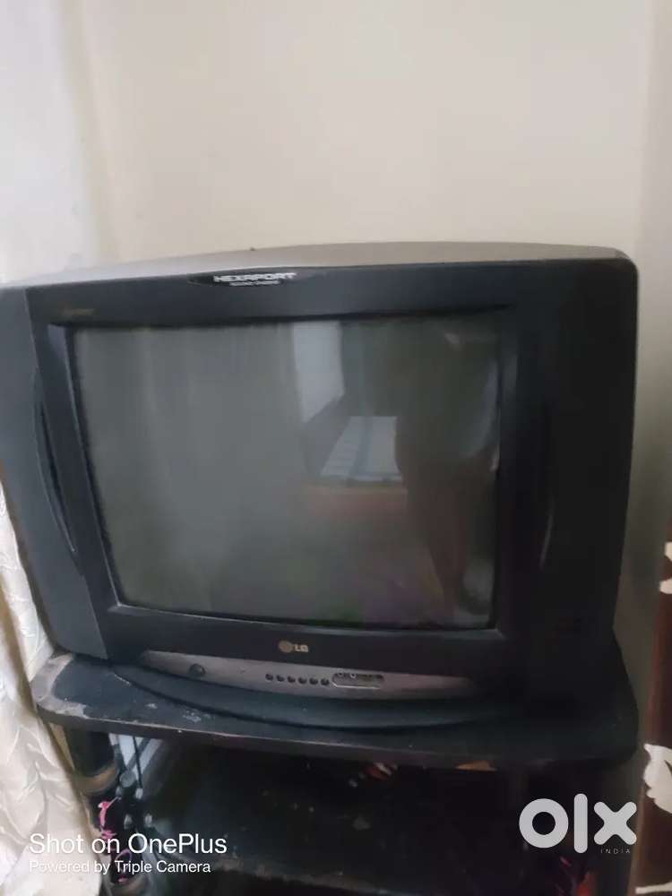 Coloured TV and Table