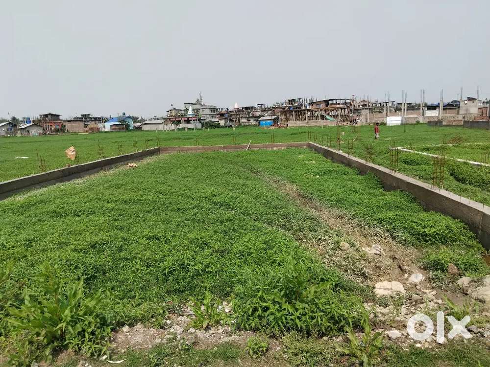 1 katha myadi patta land with boundary for sale