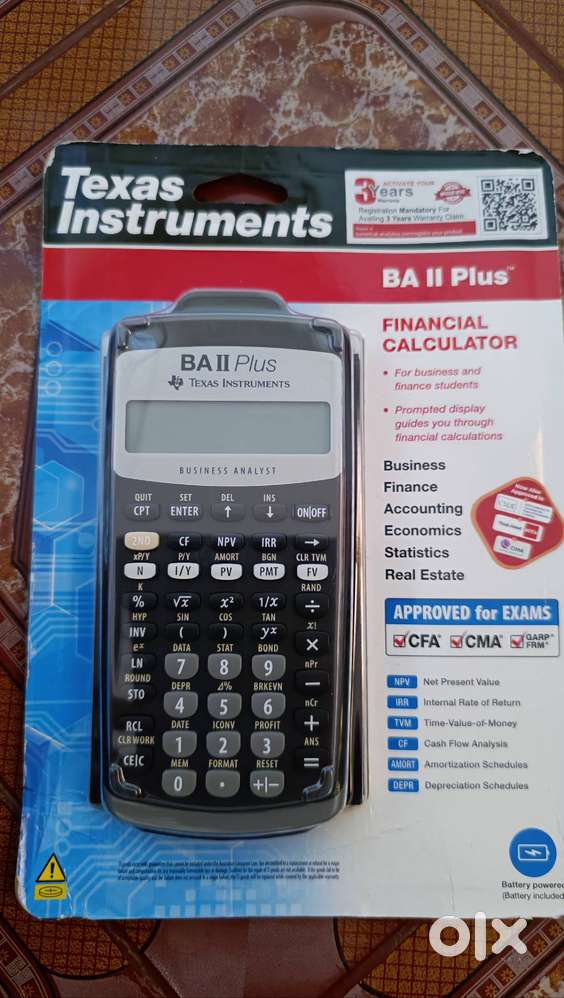 Financial Calculator BA II plus