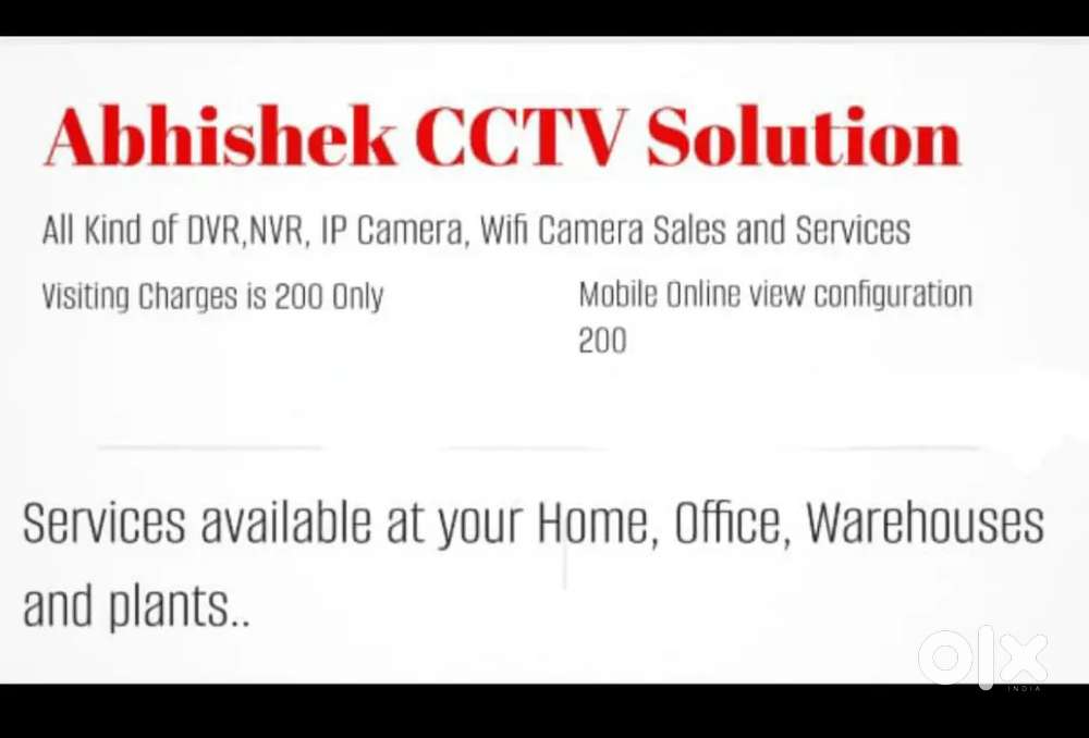 Camera Sales and services