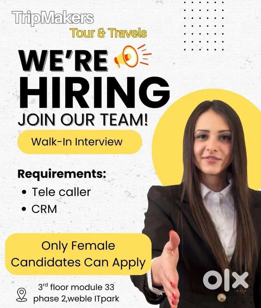 Join our team Tripmakers tour and travels