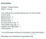 Luvlap double electric feeding pump