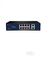 Urjent sell CP PLUS 8 PORT POE SWITCH with 2 GIGA UP-LINK PORT