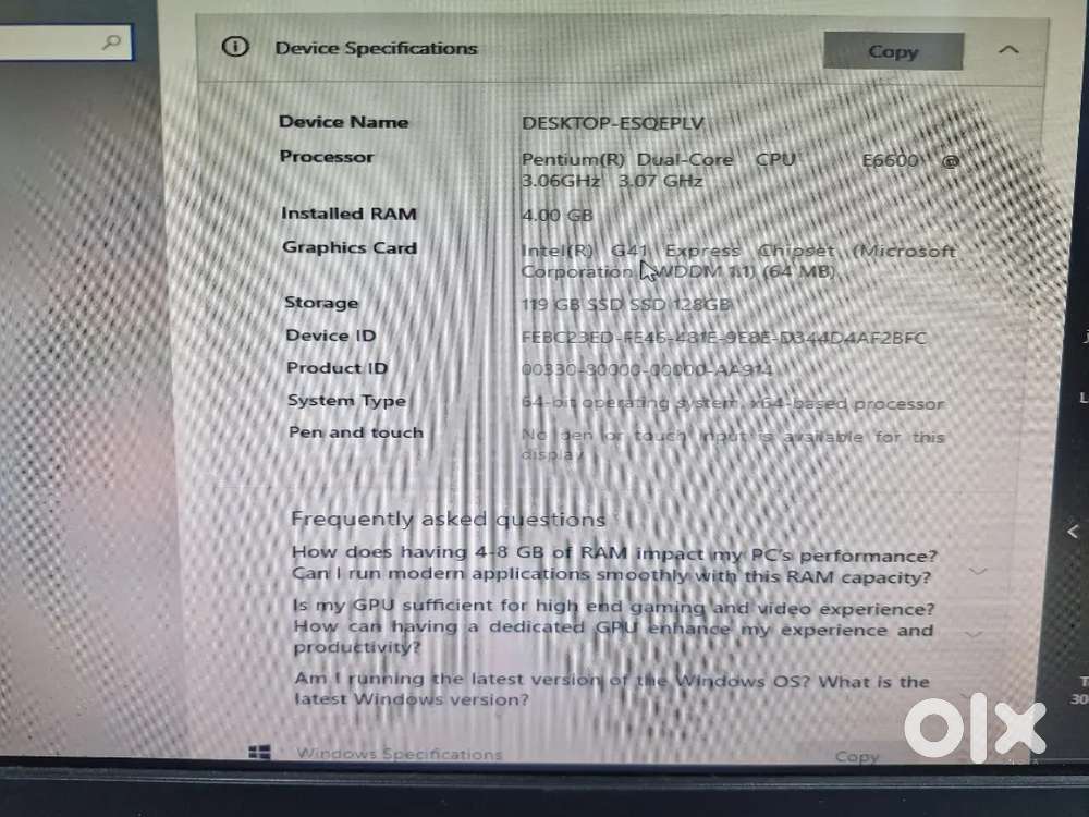 Iam selling Good condition cpu because I buy new one