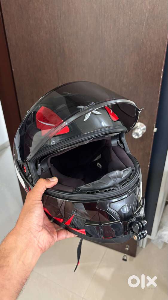 Axor Apex Hunter Black Red Helmet - Size M