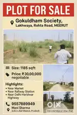 Plot for sale near rohta road lakhvaya