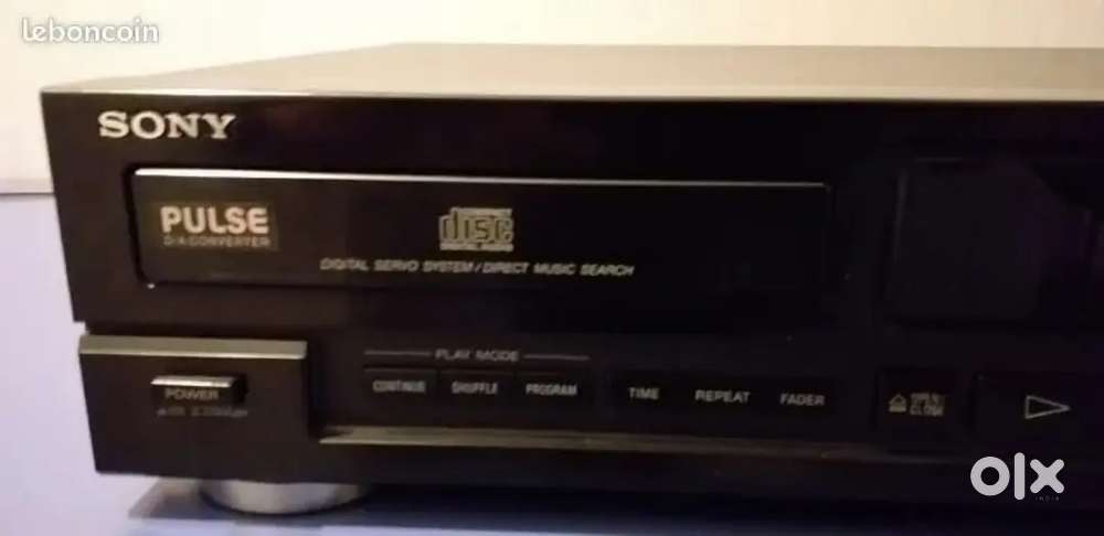 Sony Cd player CDP M34 Working in good condition. No remote Rs 19,999.