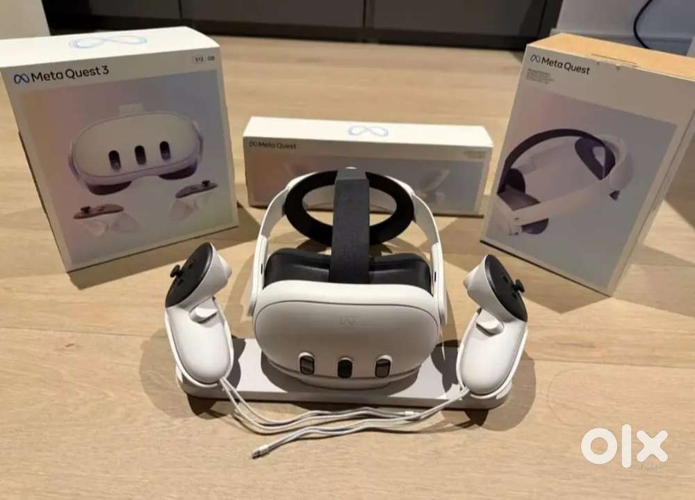 Meta Quest 3 512gb VR Headset Bundle with Elite Strap and Charging Doc