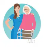 We provide old age professional care taker .