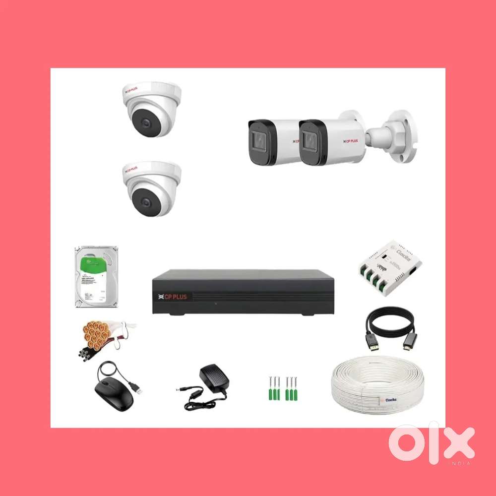 Cctv camera Rs. 350 if u have material install n service)