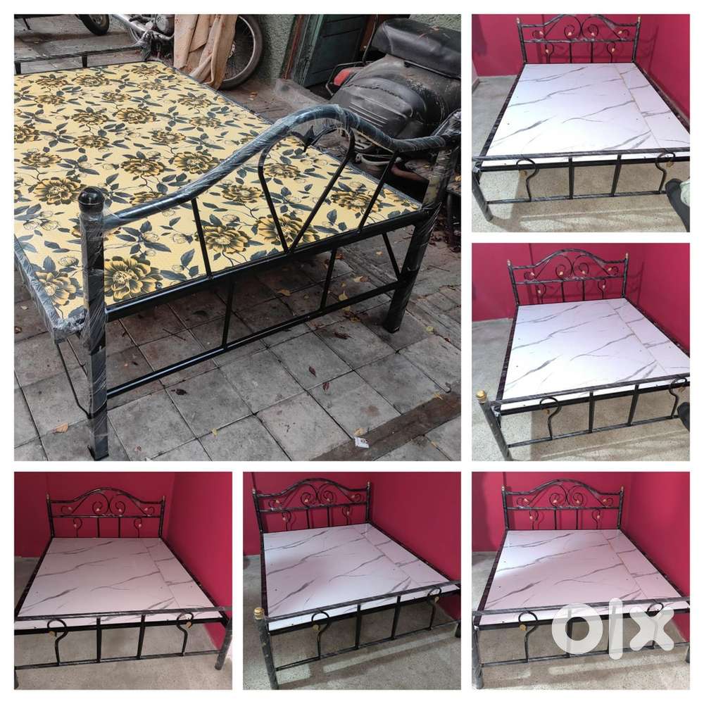 6x4 Metal Frame Cot with Plywood