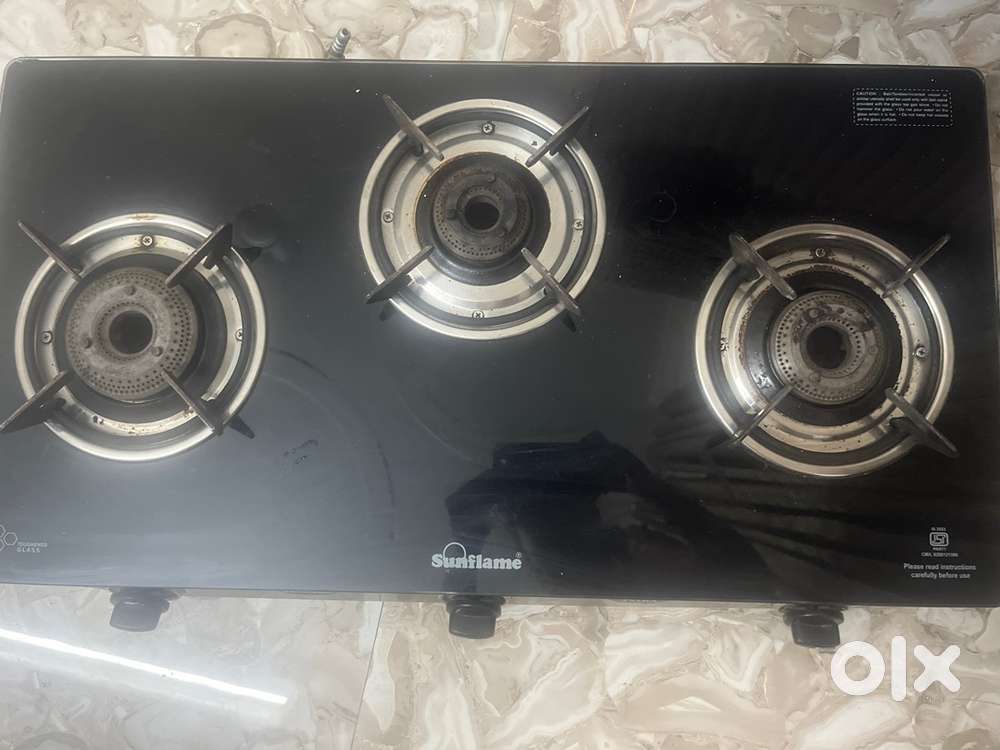 3 burner gas stove for sunflame