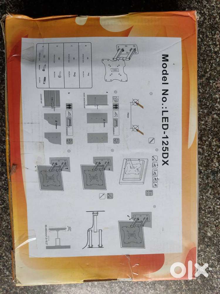 Wall mount stand for TVs