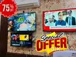 32 Inch Smart LED TV  Free Wall Stand + Accessories  1 Year Warranty