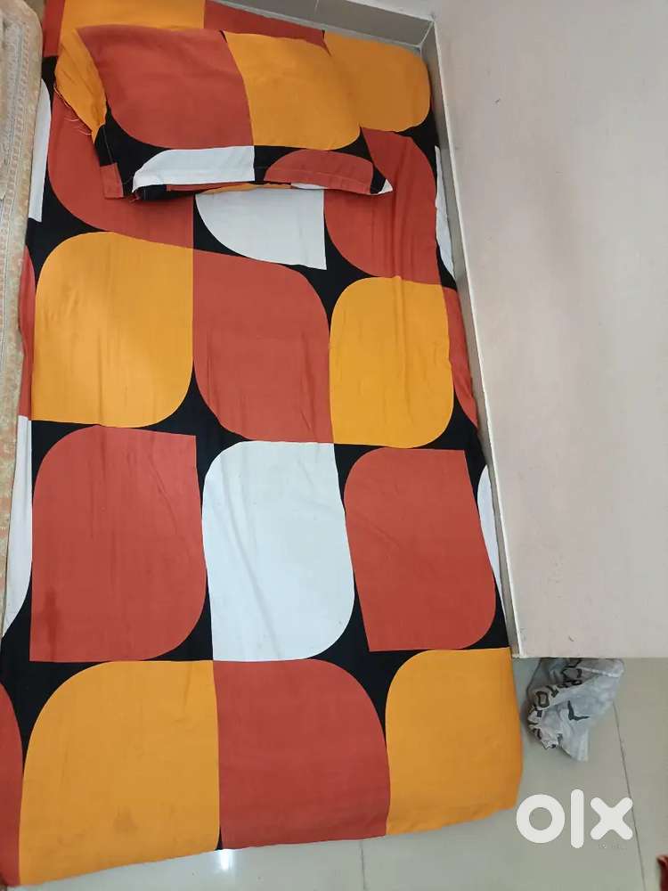 Mattress single bed with Pillow