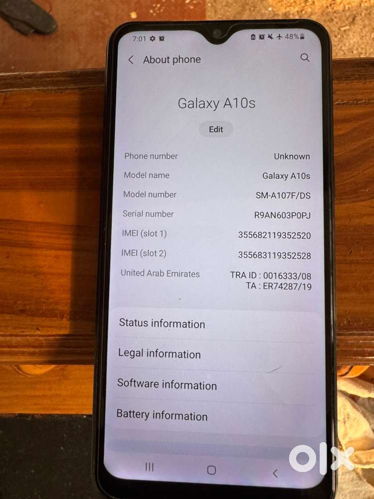 Samsung A10s