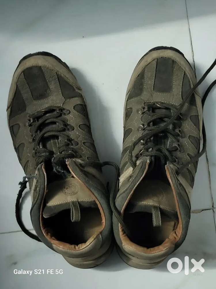 Woodland 8 number trekking shoes. Pure leather. Original.