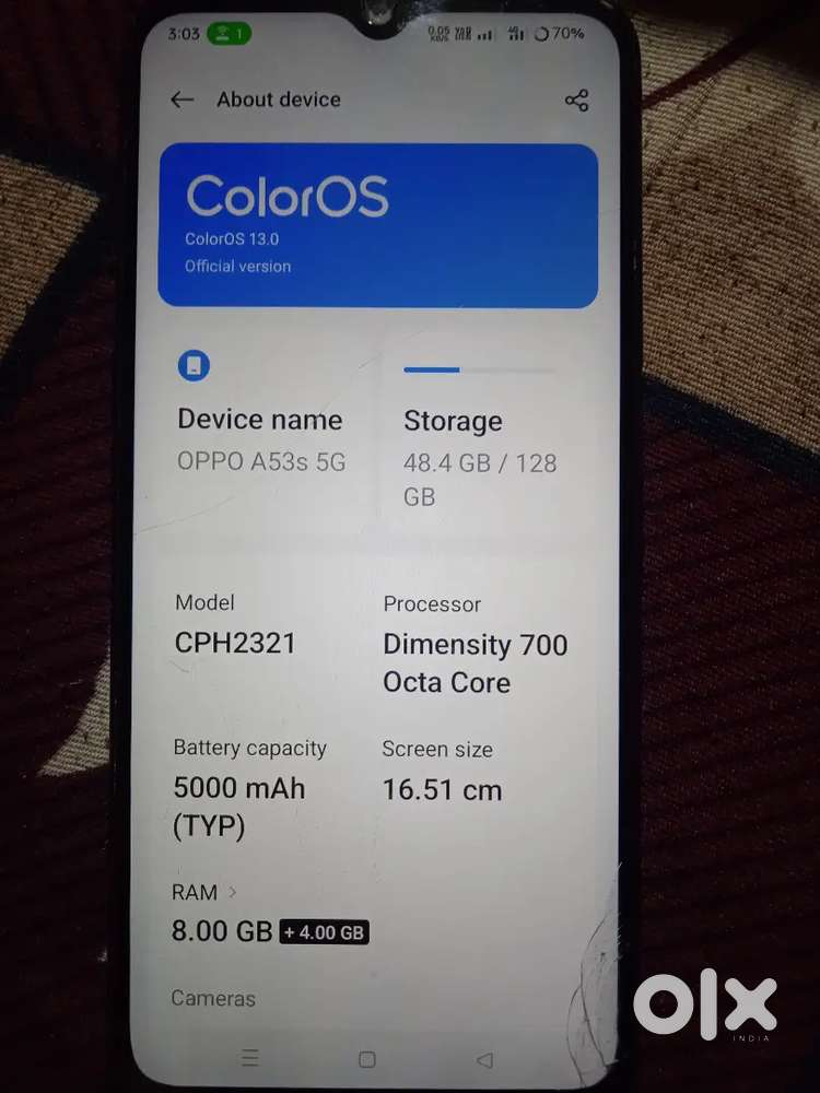 Oppo a53s 5g 12 gb ram 128