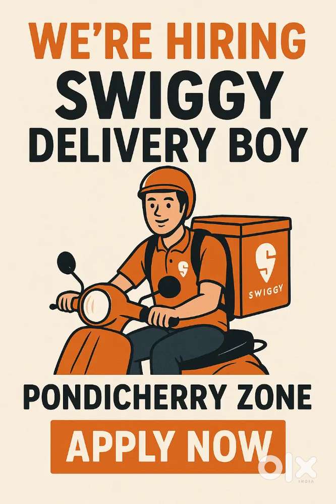 Hiring for Swiggy Delivery Boy