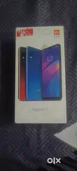 Redmi7 2GB RAM/32GB ROM black with bill,box,cover and charger cable