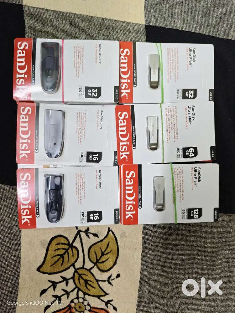 SanDisk Pendrives with 5-Year Replacement Warranty