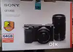 Sony Alpha 6100 with 2 lenses