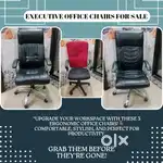 3 Executive Office Chairs for Sale.